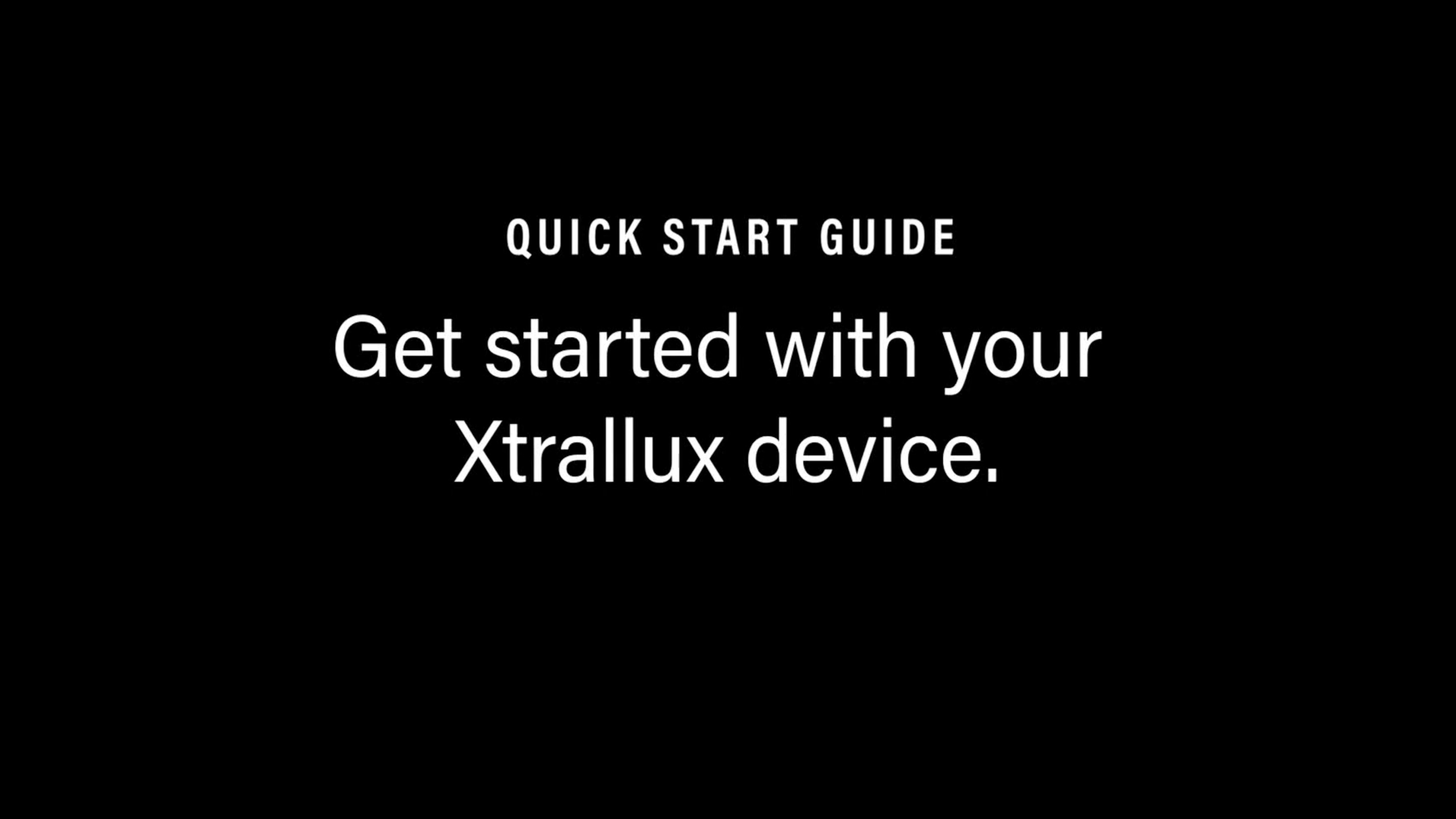 Video | Quick Start Guide