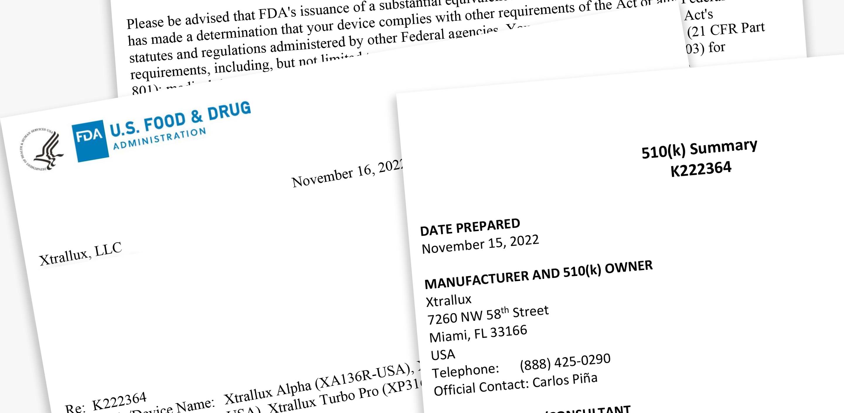 Xtrallux Receives FDA Clearance for Its Photobiomodulating Technology Using Laser Therapy for Treatment of Hair Loss